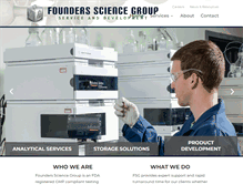 Tablet Screenshot of founderssg.com